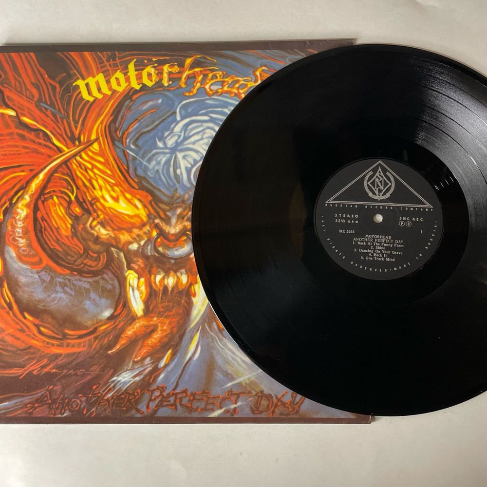 Винтажная виниловая пластинка LP Motorhead Another Perfect Day (Россия 1992)
