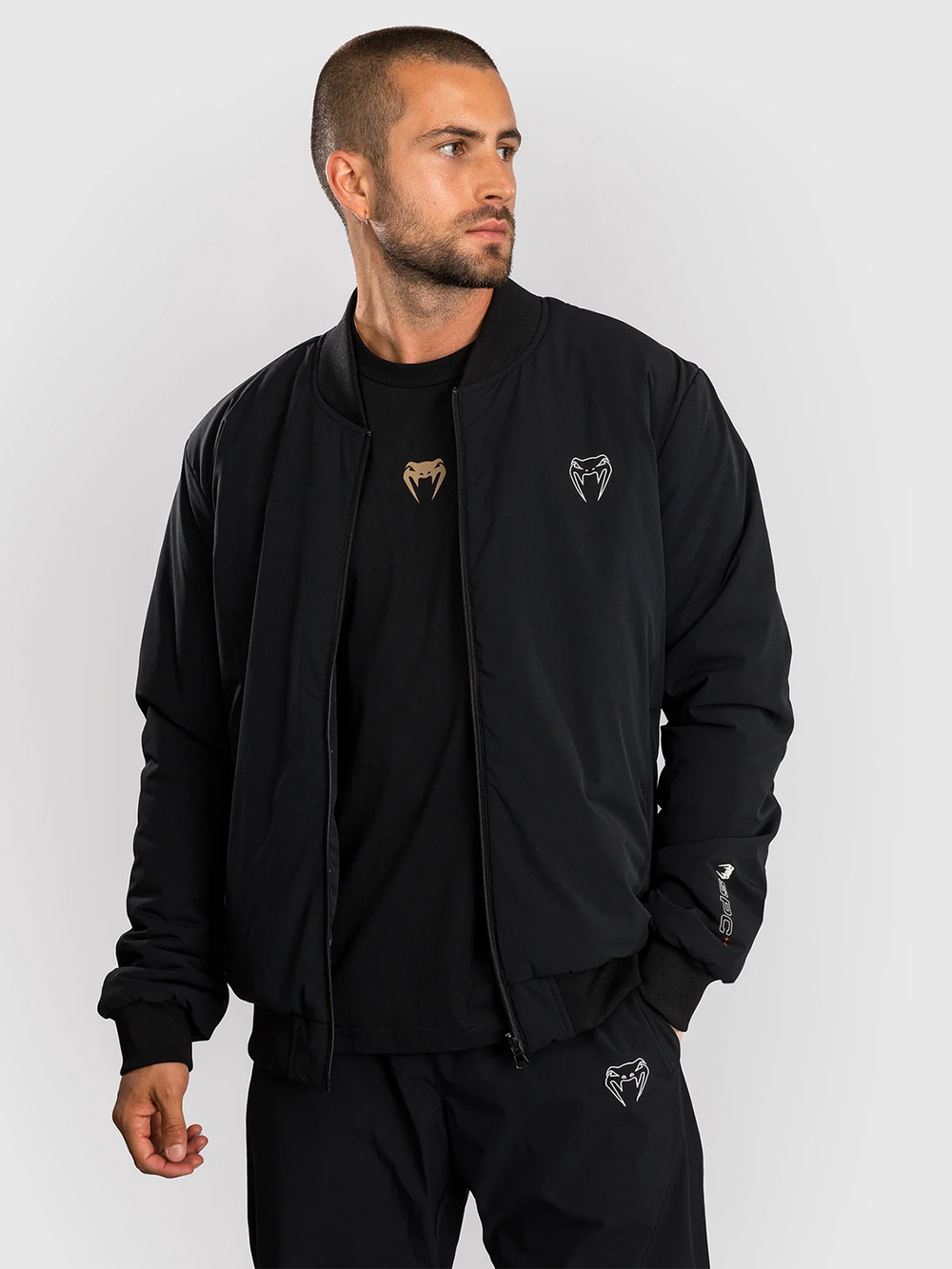 Шорты компрессионные Venum Midnight Fury Black/Grey/Silver