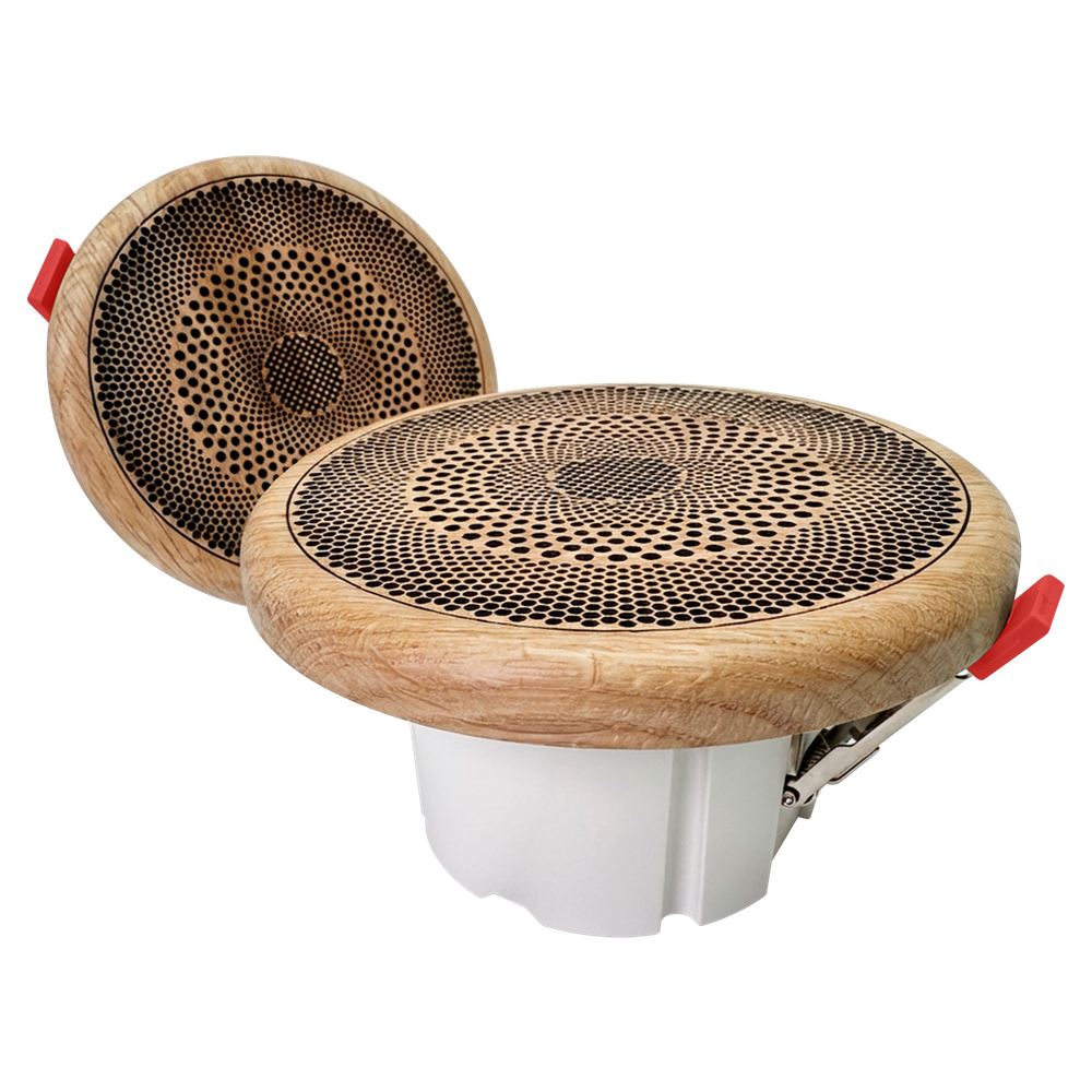 Влагостойкий динамик Steam & Water - SW MINI WOOD для бани, сауны, хамама, катера, яхты, влажных помещений