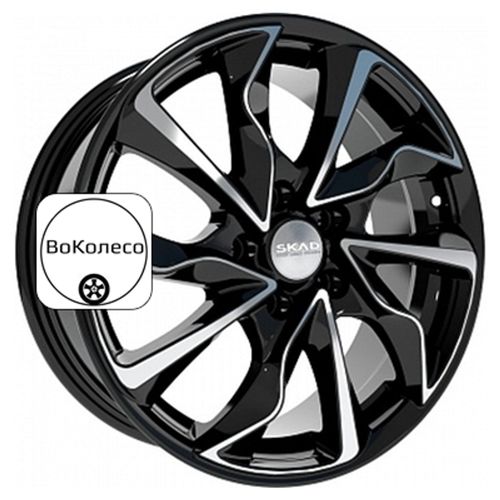7x17/5x112 ET43 D57,1 Marseille (КЛ238) Алмаз (АРС 014 black) СКАД