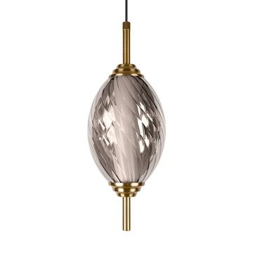 Подвесной светильник LED 30W 4000К 10421/A Smoke бронза/дымчатый Helix LOFT IT