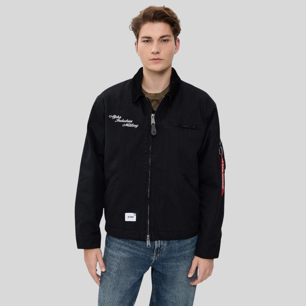 Куртка Alpha Industries Uniform Detroit Jacket Black (Чёрный)