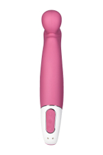 Вибратор Satisfyer Vibes Petting Hippo силикон розовый 22,9 см