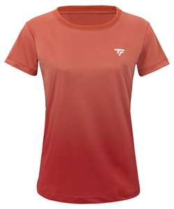 Женская теннисная футболка Tecnifibre Team X-Loop — терракотовая