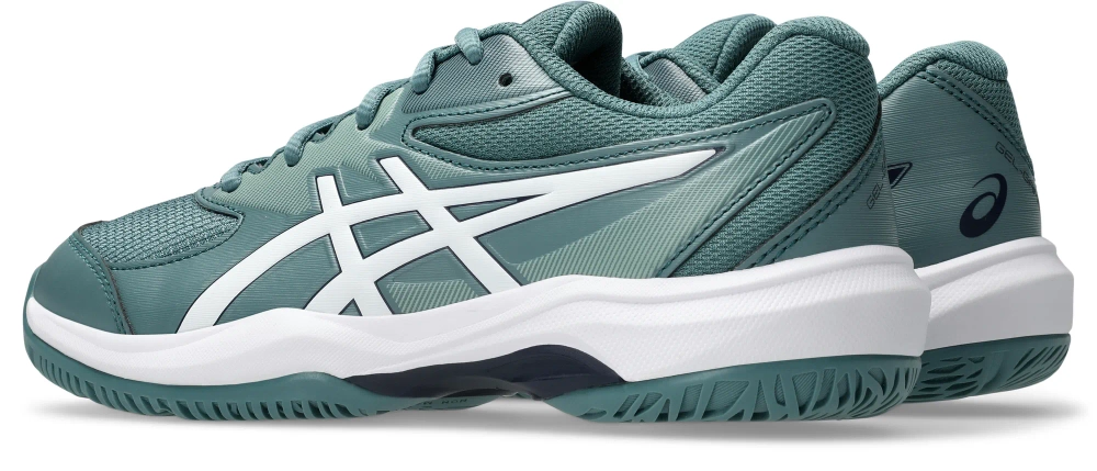 Детские теннисные кроссовки Asics Gel-Game GS - foggy teal/white