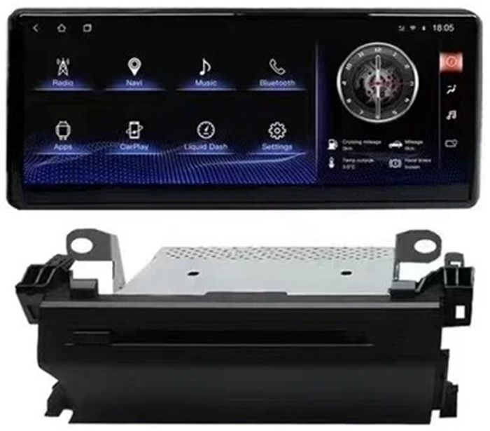 Магнитола для Toyota Land Cruiser 300 (экран климата снизу) - Parafar PF382L12T1 монитор 12.3", Android 12, Быстрая, CarPlay, 4G SIM-слот, DVD привод в комплекте