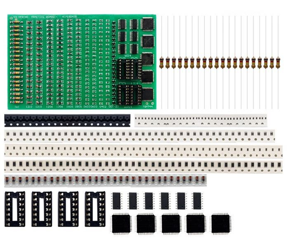 Набор для обучения пайки SMD/TQFP/THT