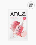 Anua Тканевая маска с экстрактом персика и ниацинамидом для сияния кожи Peach 70% Niacin Serum Mask 25 мл