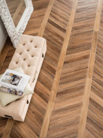 Rondine Vintage Brune Chevron 7.5x40.7
