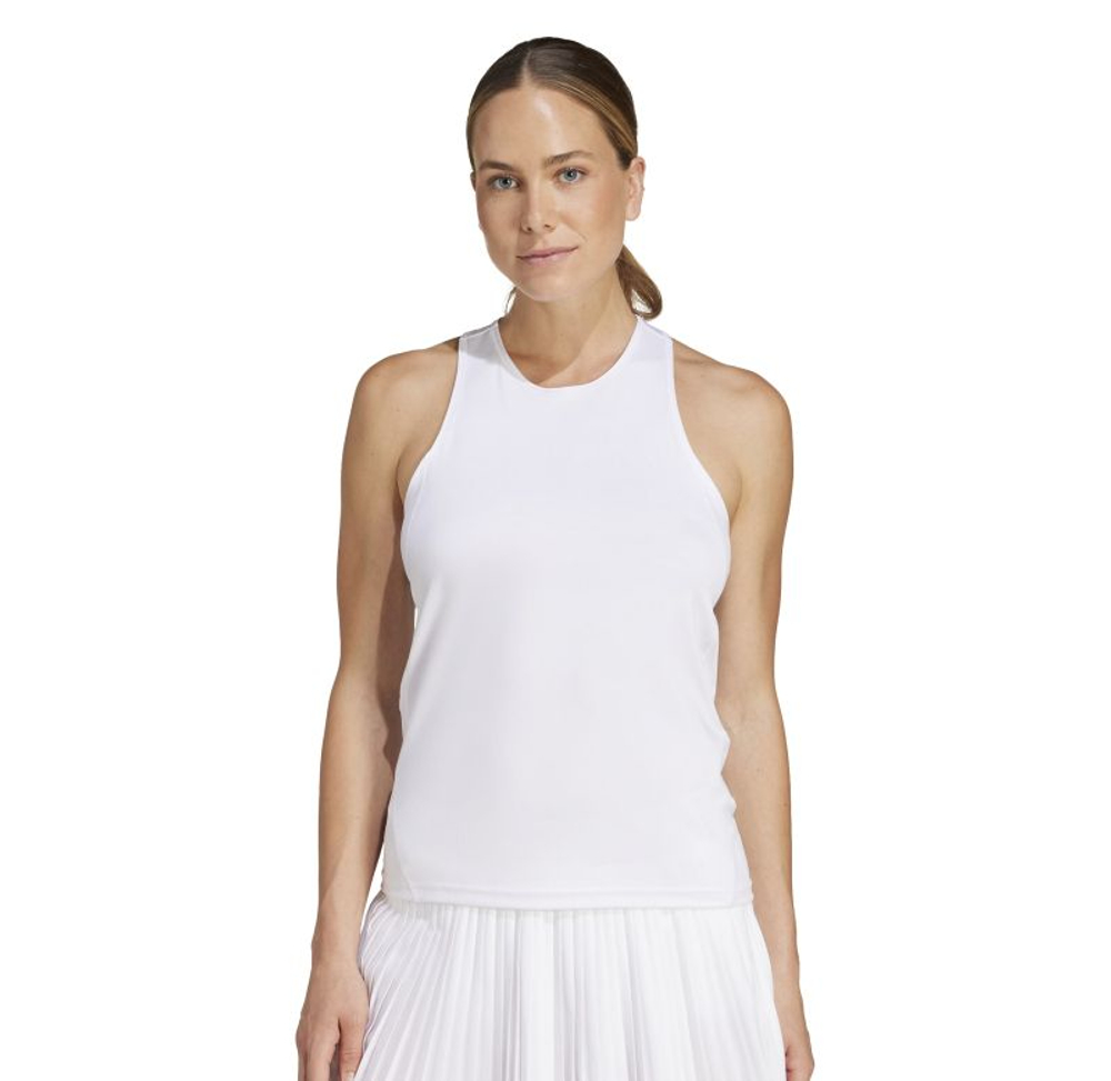 Женский теннисный топ Adidas Club Climacool+ Tank - white