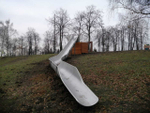 Горка-желоб на естественном холме (8 п.м.)