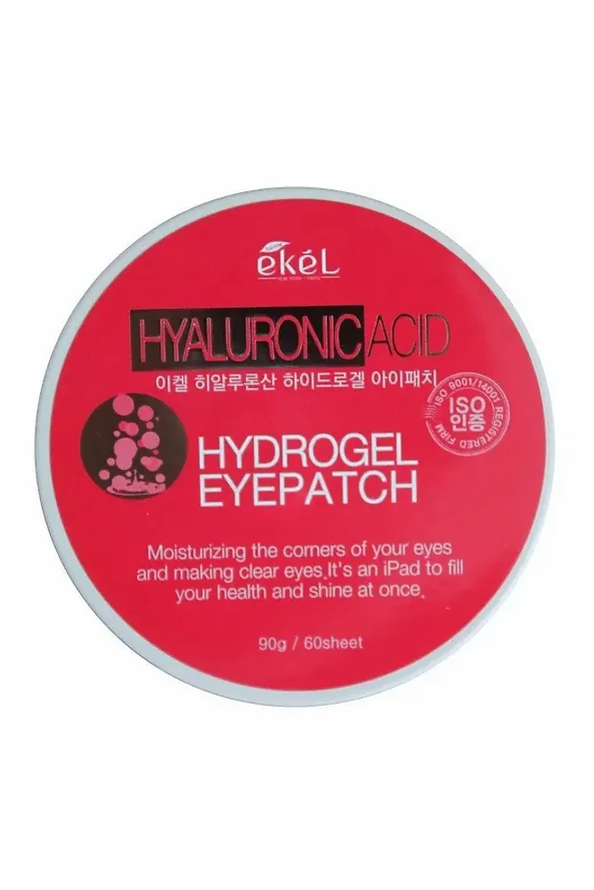 Гидрогелевые патчи Ekel Hyaluronic Acid Hydrogel Eye Patch 60шт