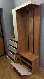 Крона 1260 прихожая (лдсп дуб крафт золотой/белый)