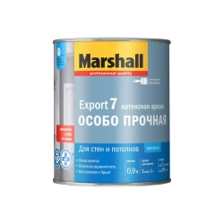 Краска для стен и потолков латексная Marshall Export-7 матовая база BC
