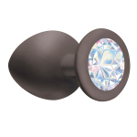 Анальная пробка Lola Games Emotions Cutie Large Black moonstone crystal 4013-08Lola