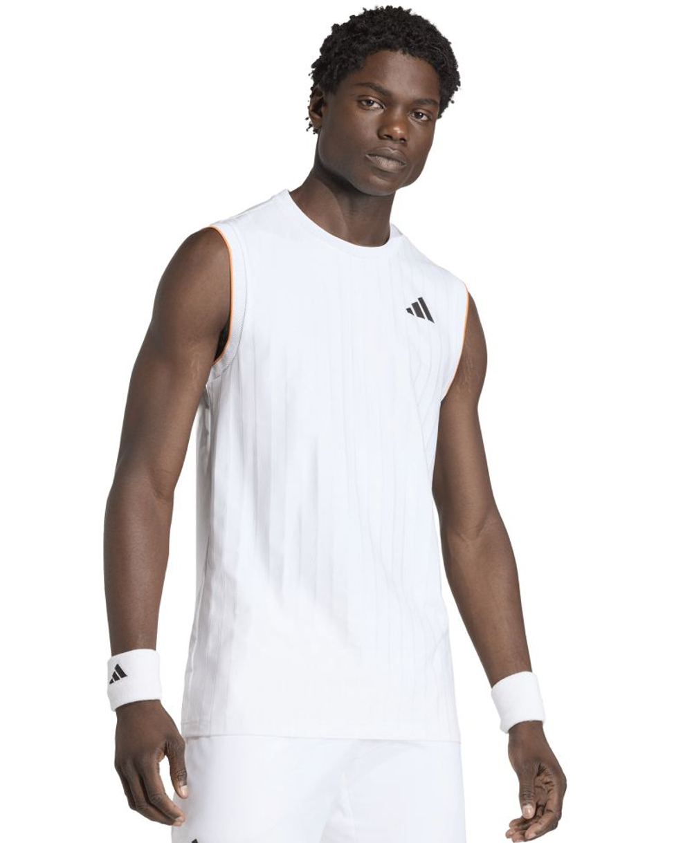 Теннисная футболка Adidas Climacool Top Pro - white