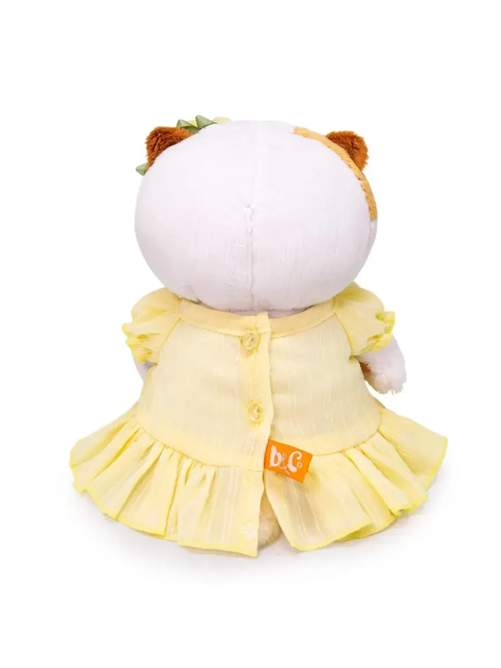 Мягкая игрушка Кошечка Ли Ли в платье из шифона 20 см LB-078