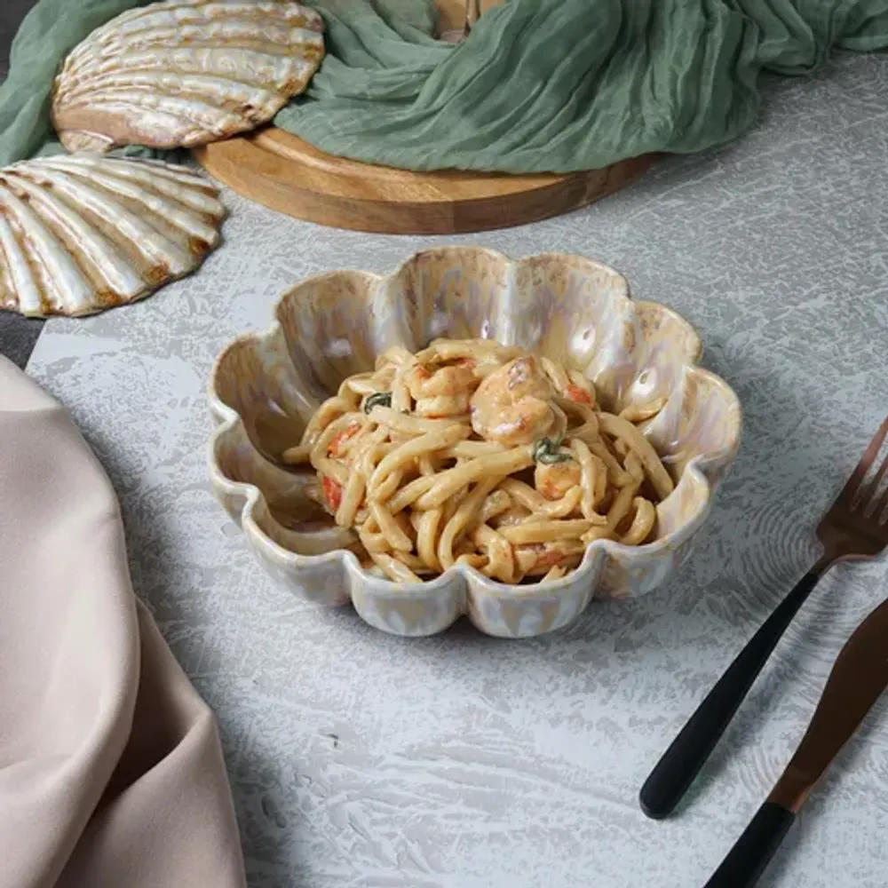 Салатник 650 мл d 20,5 см h5 см Pearl Shell Frutti di Mare P.L. [4]