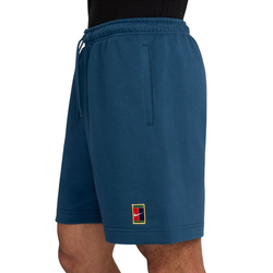 Мужские теннисные шорты Nike Court Heritage Dri-FIT Fleece - blue force