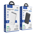 Портативный аккумулятор Hoco Q1A, Kraft, 20000mAh, PD20W, QC3.0, Черный