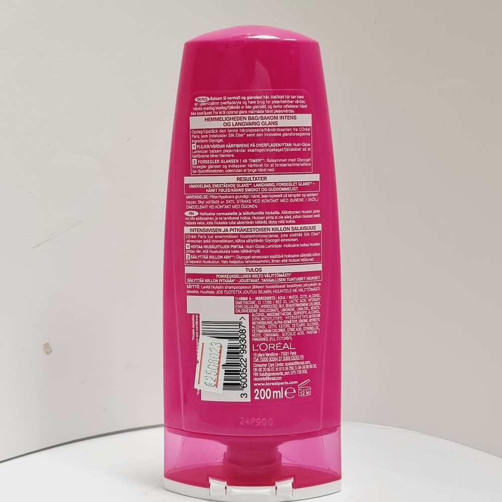 Кондиционер L'Oral Elvive Nutri Gloss Luminizer для придания блеска волосам 250 мл (Франция)