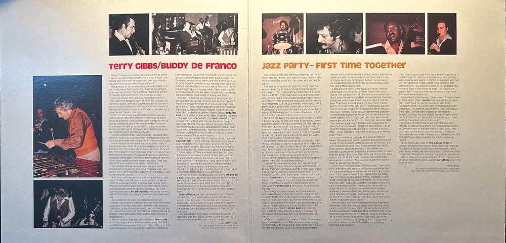 Terry Gibbs / Buddy De Franco - Jazz Party - First Time Together (Италия 1983г.)