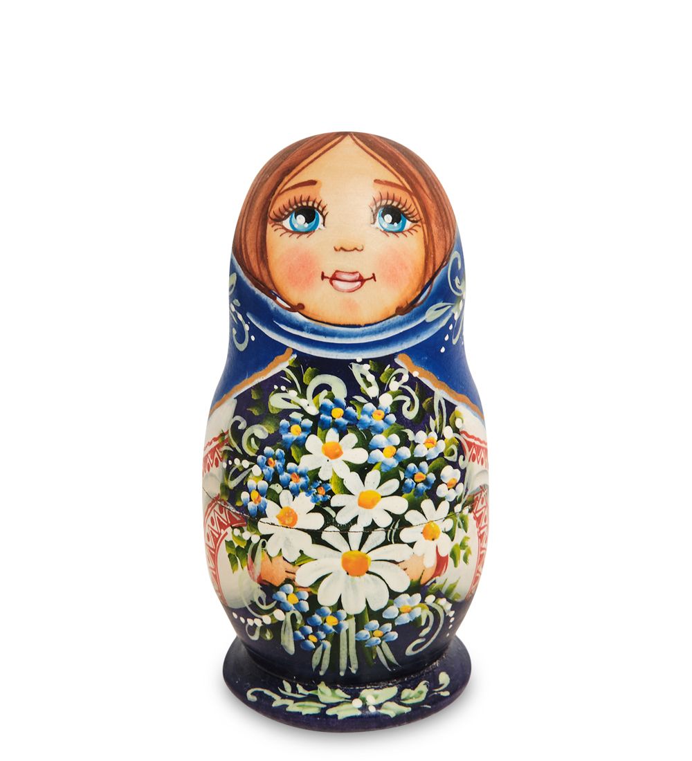 Народные промыслы МР-16/ 4-B Матрешка 3м «Мария с цветами»