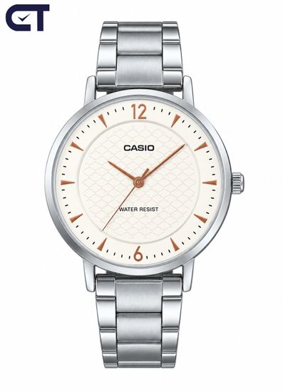 CASIO LTP-VT04D-7A CASIO Collection женские наручные часы — серебристо-серый дизайн, тонкий профиль и лёгкая элегантность