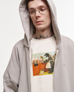 Zip-Up Hoodie LOGO Drizzle