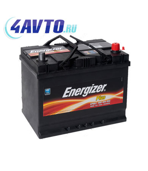 Купить Аккумулятор 6СТ-68 А.ч., о.п., R+, ENERGIZER PLUS (568 404 058)