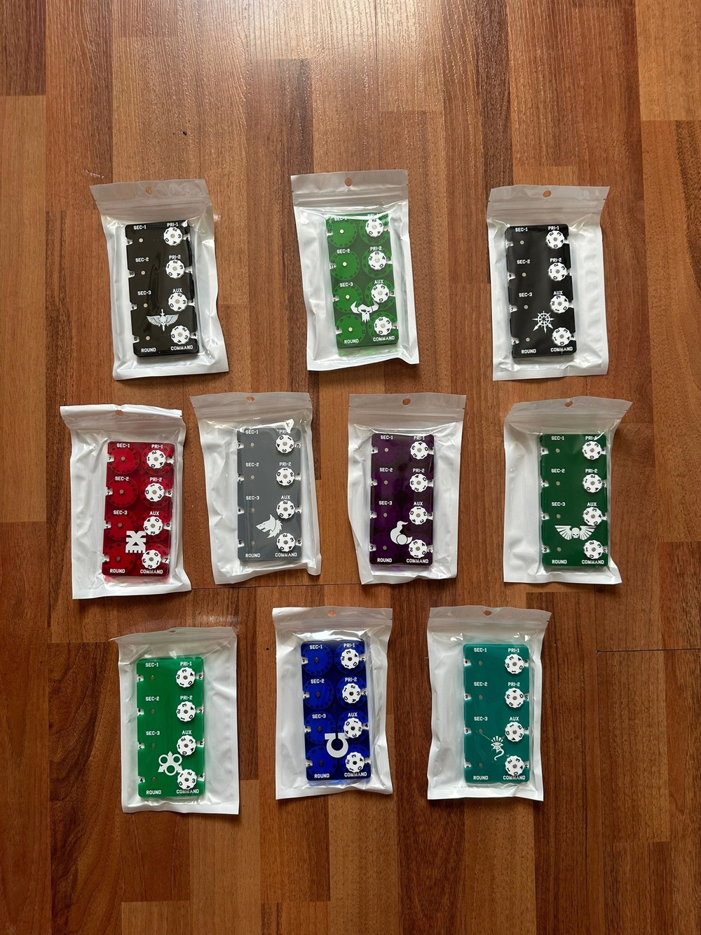 Big Counters Fraction Design. Turquoise