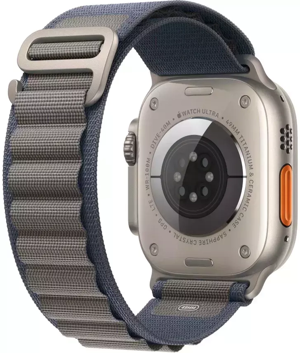 Умные часы Apple Watch Ultra 2 49 мм Titanium Case GPS + Cellular, Blue Alpine Loop M