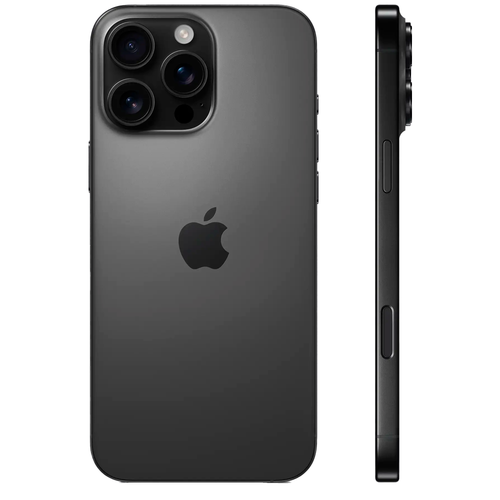 Смартфон Apple iPhone 16 Pro Max 1TB, Nano-SIM + eSIM, Black Titanium (Титановый черный)