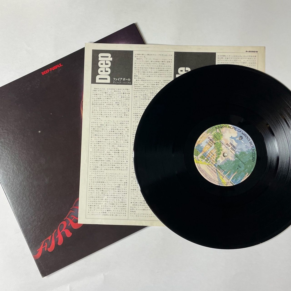 Винтажная виниловая пластинка LP Deep Purple Fireball (Japan 1974) (No Obi) Strange Kind Of Woman