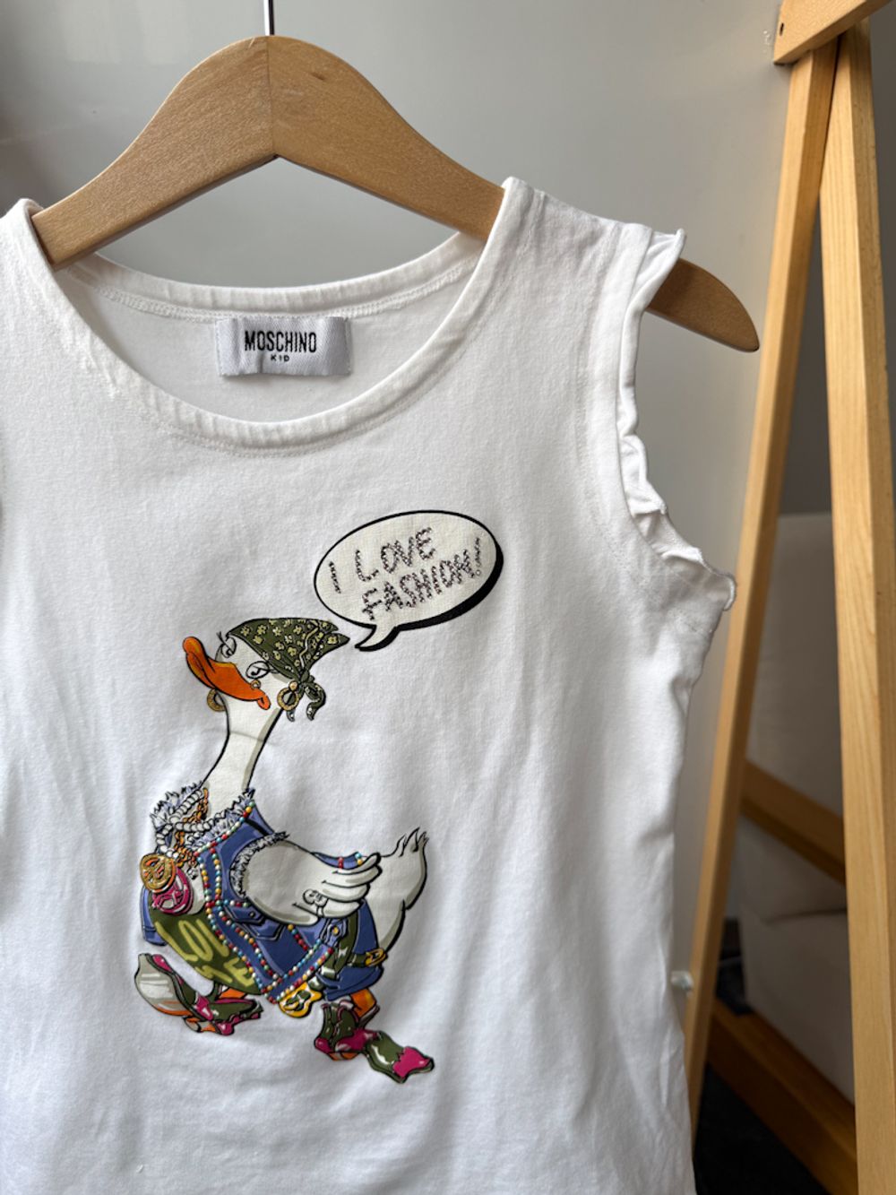 Хлопковая футболка Moschino, 116