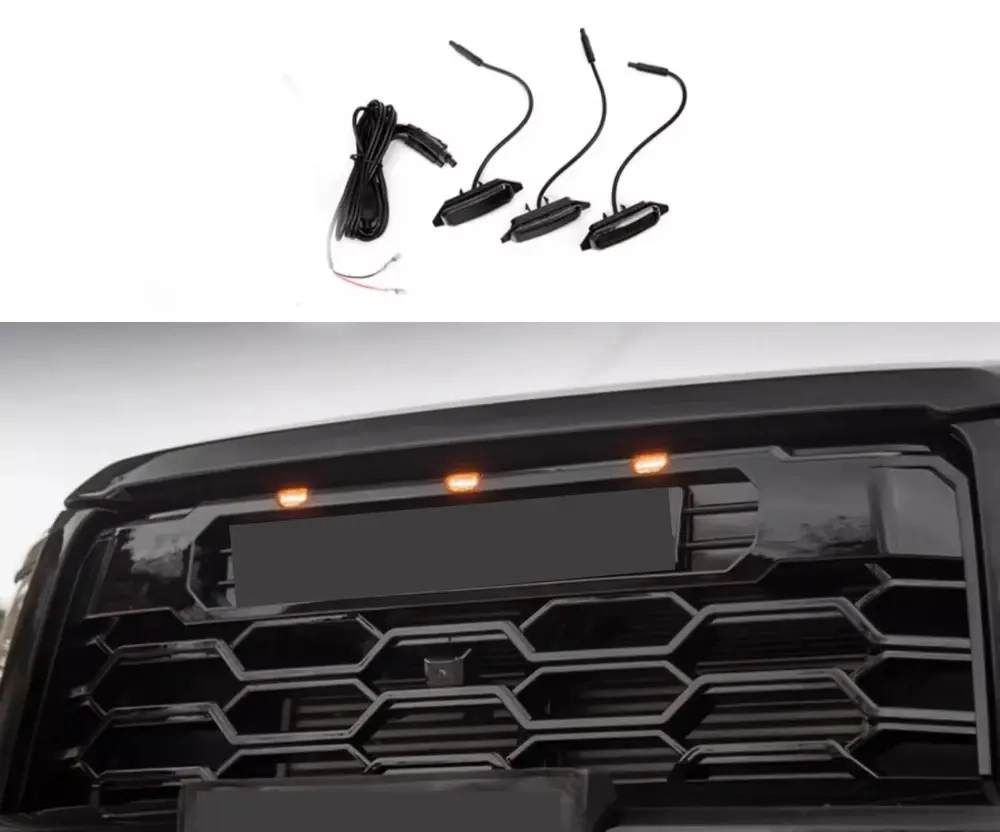 Набор LED-ламп в решётку радиатора (жёлтые) для Haval H5