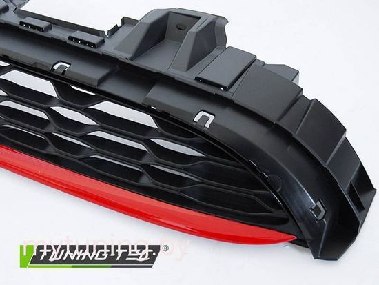 Решетка радиатора SPORT BLACK RED для MINI COOPER F55 F56 F57 14-21