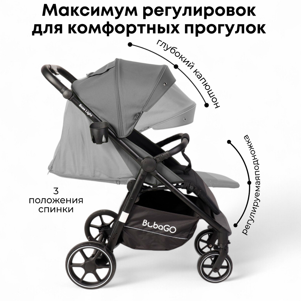 Прогулочная коляска BubaGO Bass Light