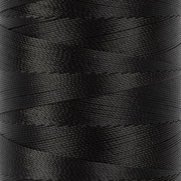 Нитки универсальные особо прочные Gamma 210D/3, 912 м / 1 кат., 000 черный