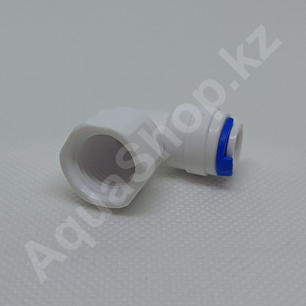 Фитинг QT-14A угловой 1/4"(f) x 1/4"(ВР)