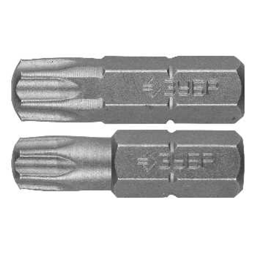 Биты кованые 25 мм 2 шт T30-1 шт Т40-1 ЗУБР, 26005-30/40-25-2