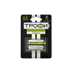 Аккумуляторы NiMH (никель-металлгидридные) Трофи HR6-2BL 1500mAh GREEN POWER | Аккумуляторы