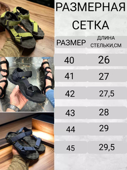 Сандалии летние на липучке спортивные