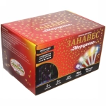 Гирлянда для улицы ЗАНАВЕС «Мерцание» ш2.0* в6.0 м 960 ламп LED, прозрач.пров,1 реж.,IP-54, Мультицвет, белый мерцает (возможность соединения)