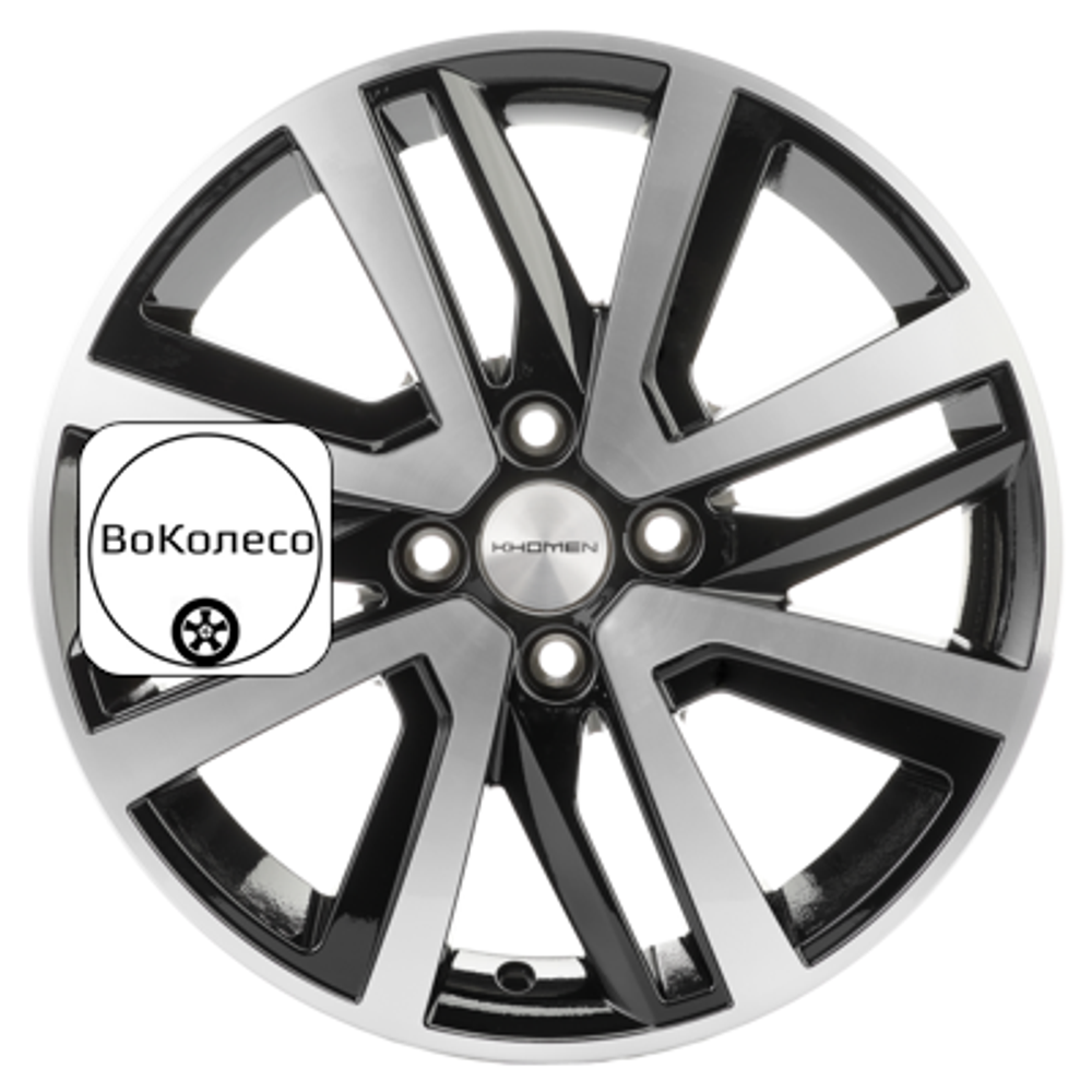 6x16/4x100 ET41 D60,1 KHW1609 (XRay) Black-FP Khomen Wheels