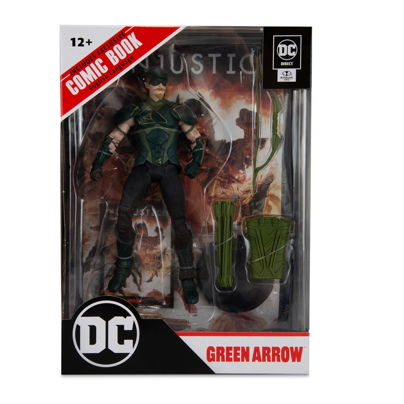 Фигурка McFarlane Toys Green Arrow w/Injustice 2 with Comic