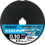 OWNER Шнур Kizuna EX X8 Broad PE multi color 150м 0.1мм 4.5кг