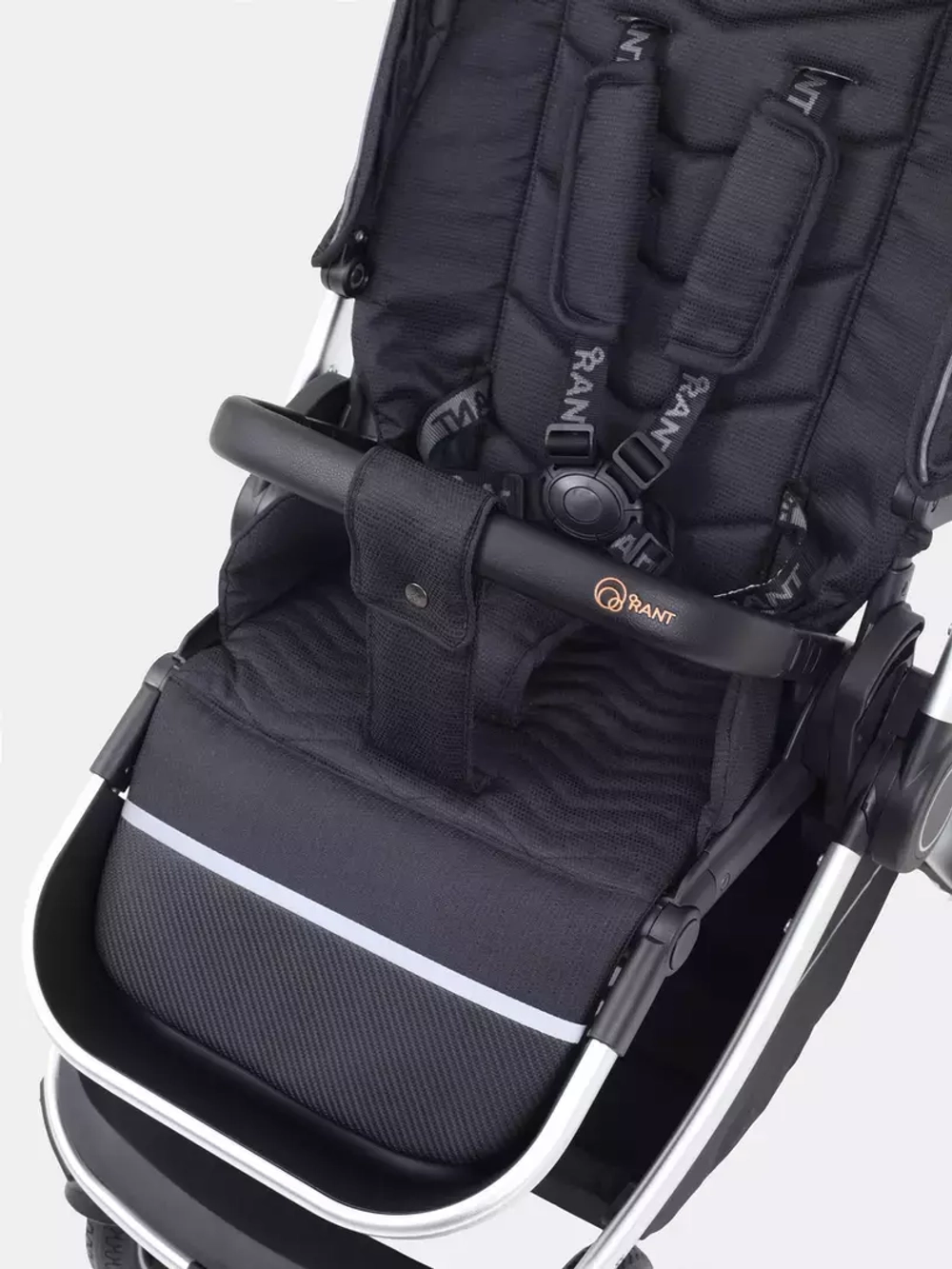 Коляска детская "FLEX GRAND" (2в1) RA072 Midnight Black + сумка