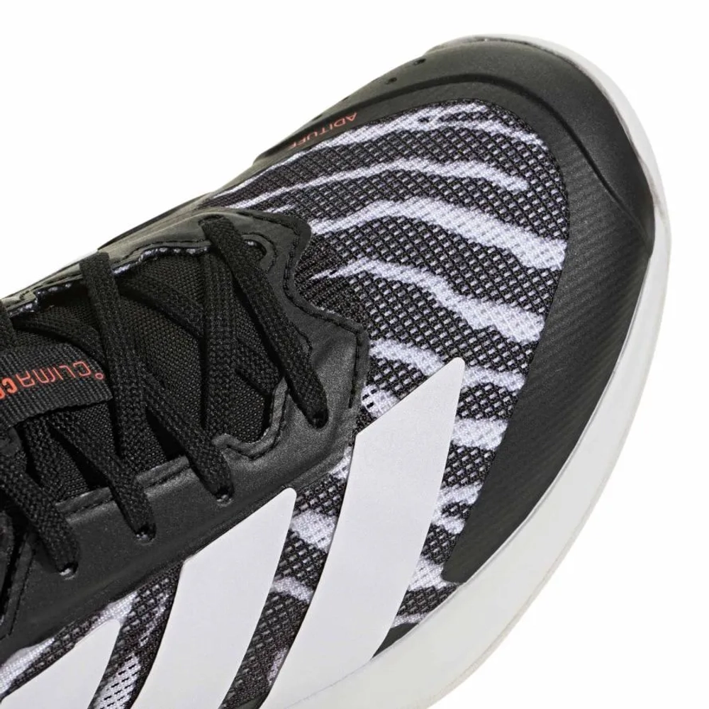 Женские Кроссовки теннисные Adidas Adizero Ubersonic 5 W - core black/cloud white/solar turbo