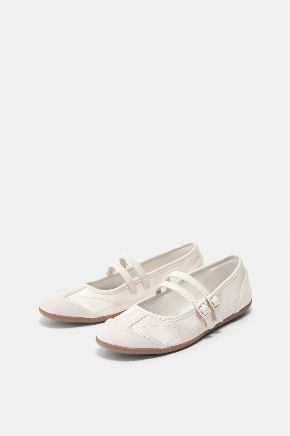 PULL&BEAR Спортивные балетки, экрю